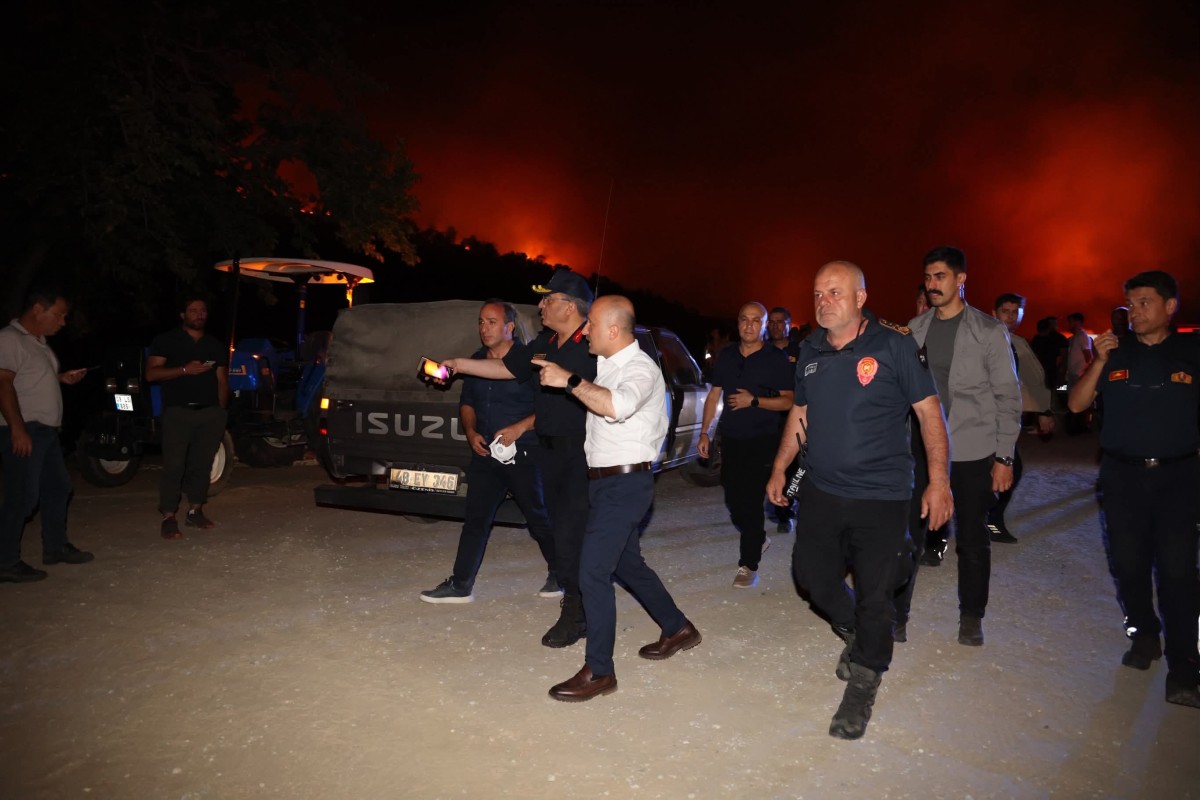Aydın Valiliği: Dutluoluk Mevkiinde Yangına Müdahale Güçlendirildi